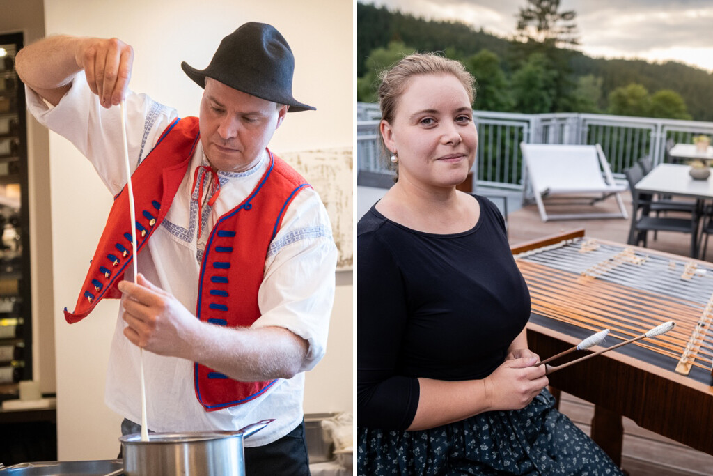Hudební večer ve Spa hotelu Lanterna: Cimbál A. Tkáčové s výrobou korbáčků, 26. 9. 2026