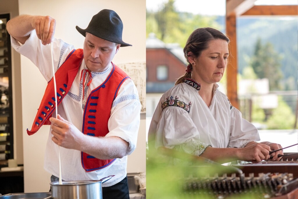 Cimbál B. Dočkalové a výroba korbáčků s J. Tydlačkou, 17. 7. 2025