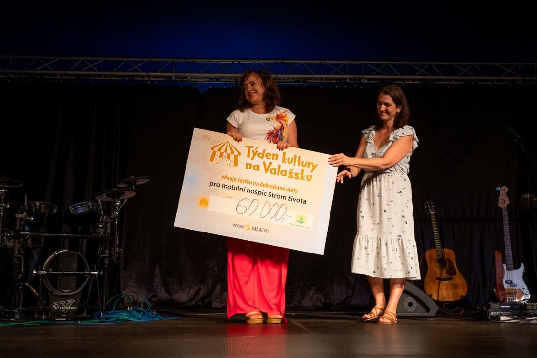 Týden kultury pomohl 260 tisíci korunami mobilnímu hospicu a postiženému chlapci